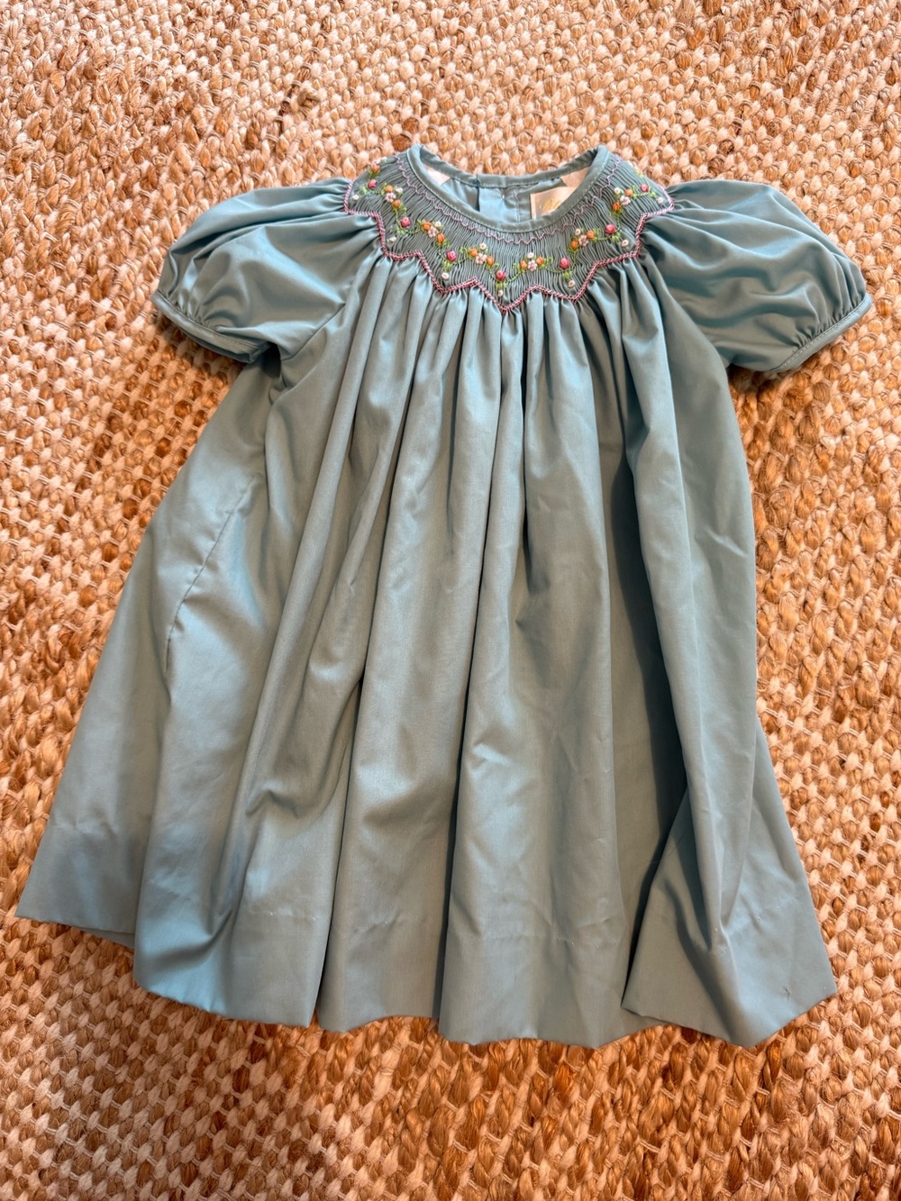 Petit Ami - Smocked Blue Dress - 9 mos